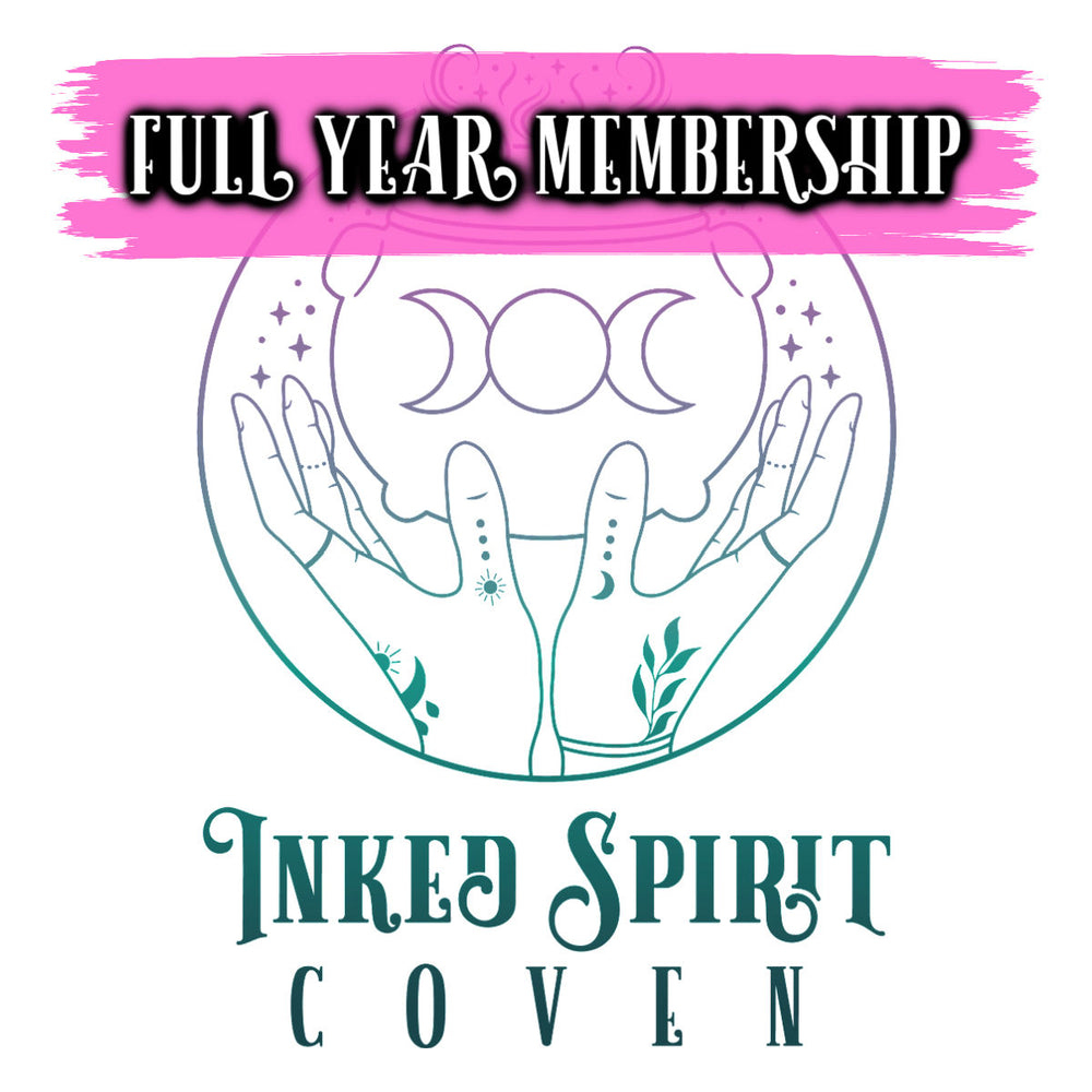 Inked Spirit Coven Online Membership- Full Year- Inked Goddess Creations