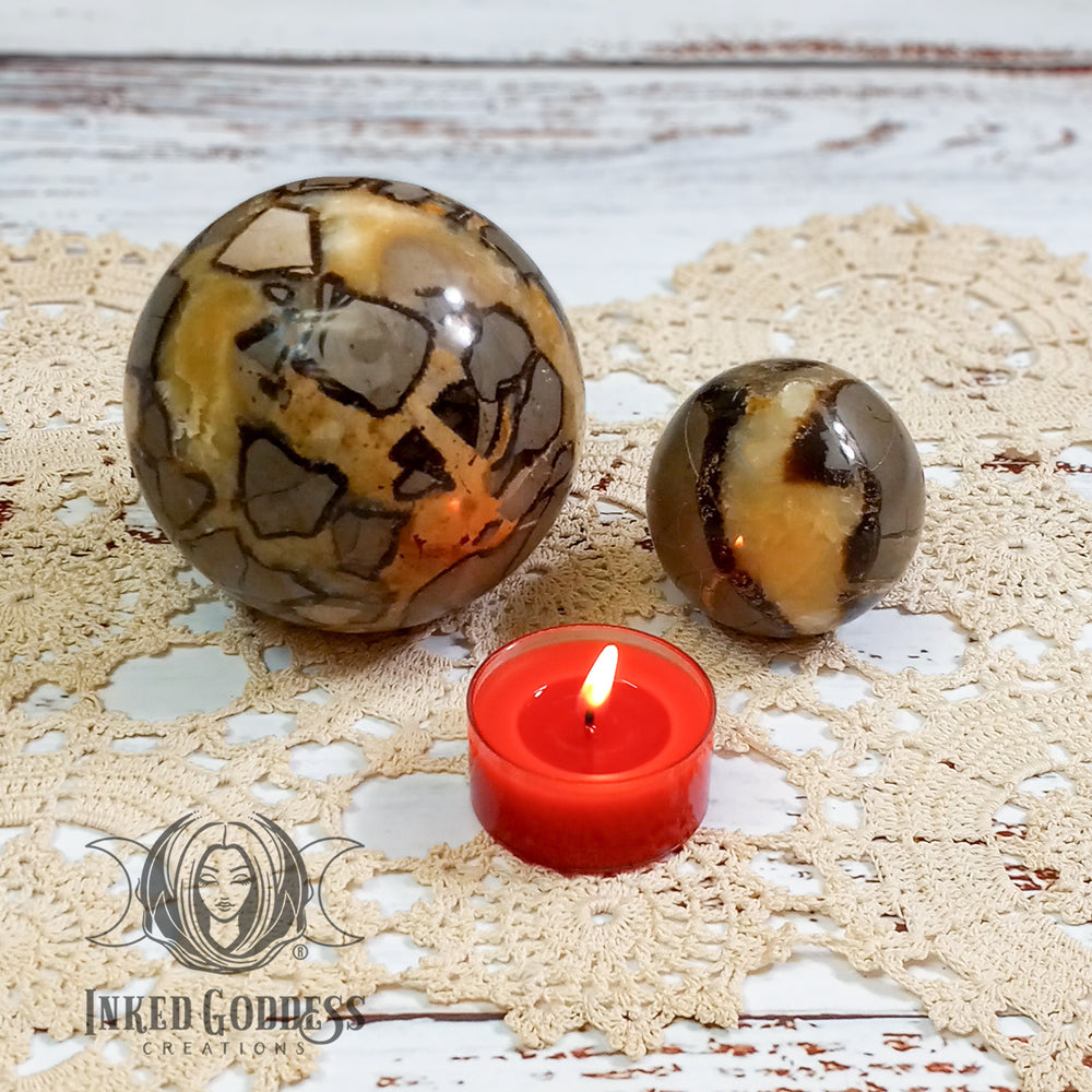  Septarian Sphere for Dragon Magick- Inked Goddess Creations