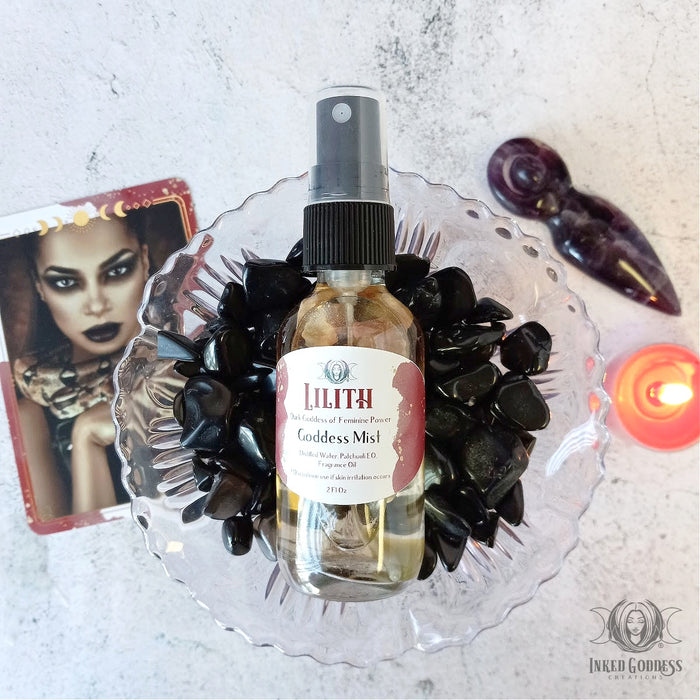 Lilith Goddess Mist for Female Empowerment- Inked Goddess Creations