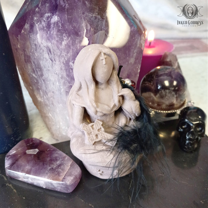 The Morrigan Goddess Figurine- Inked Goddess Creations
