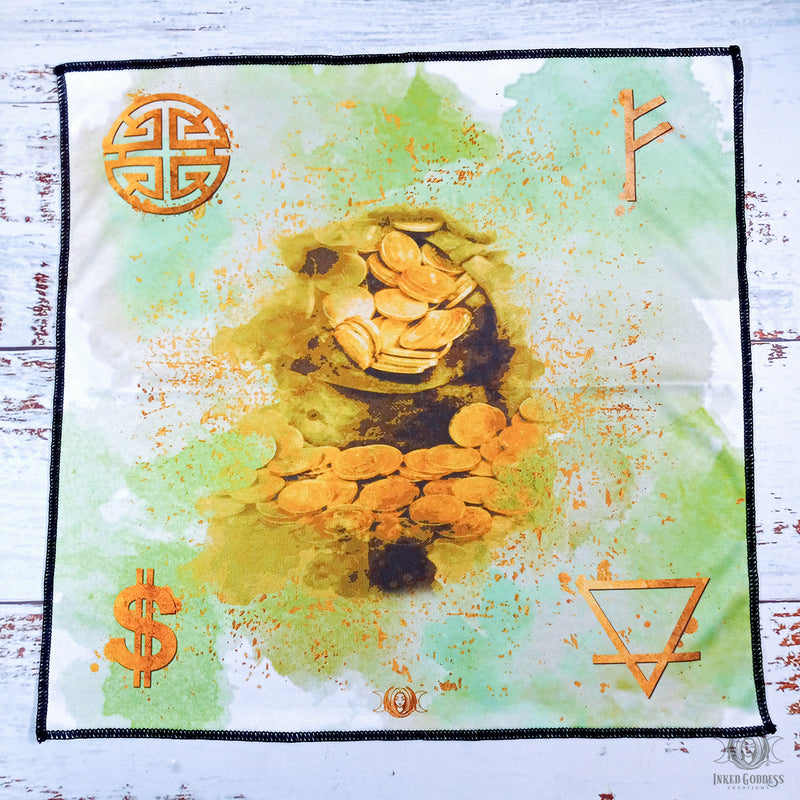 Load image into Gallery viewer, Prosperity Altar Set for Creating a Money Altar- Inked Goddess Creations
