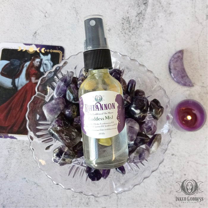 Rhiannon Goddess Mist for Inspiration & Feminine Power- Inked Goddess Creations