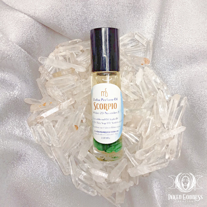 Zodiac Personal Power Oil for Astrological Magick- Inked Goddess Creations