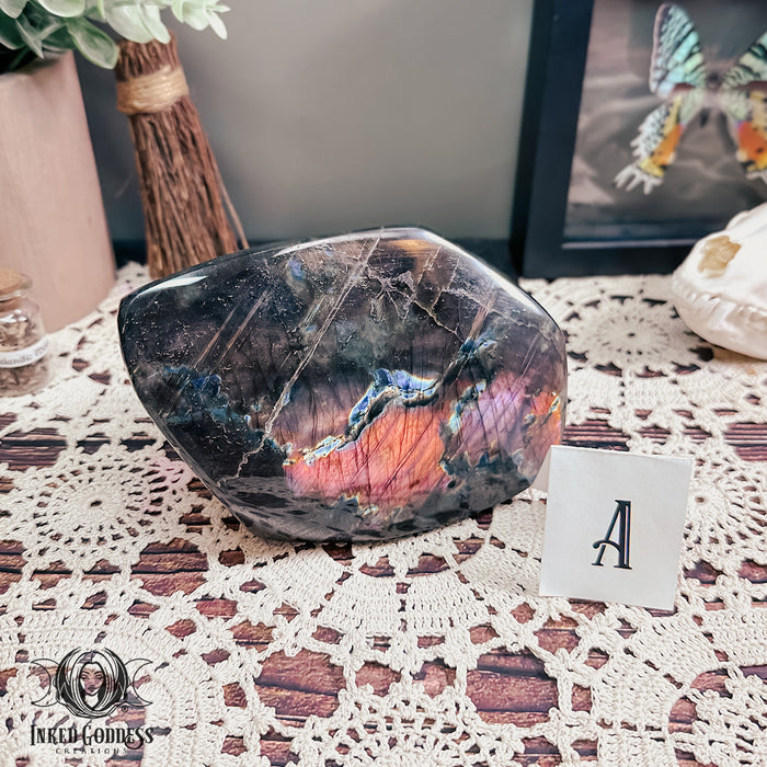 Spectrolite Freeform for Heightened Intuition- Inked Goddess Creations
