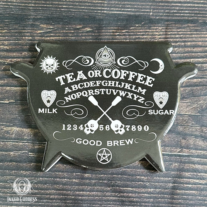 Spirit Board Ceramic Coaster or Altar Tile- Inked Goddess Creations