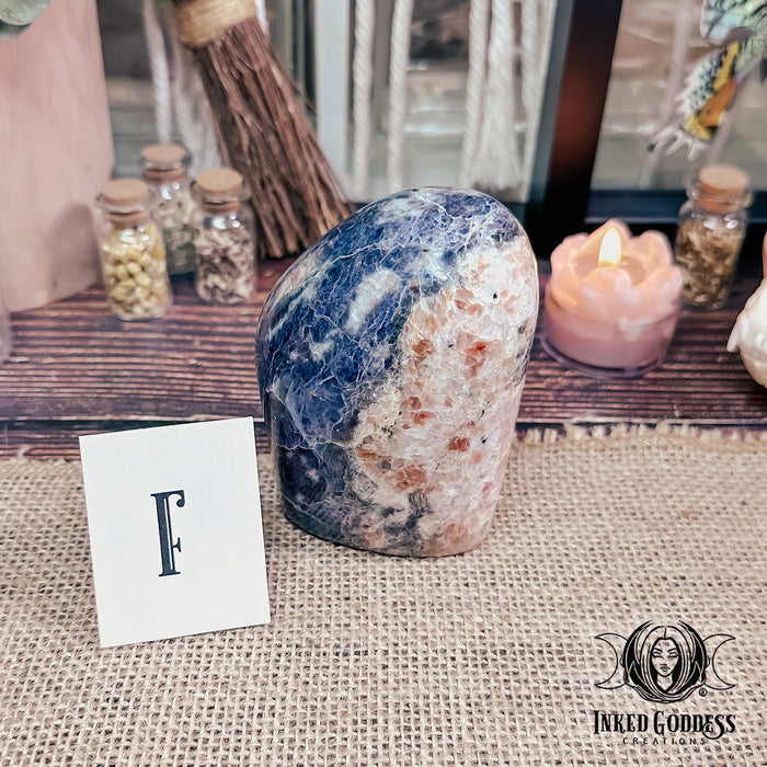 Sunstone and Iolite Freeform for Divine Balance