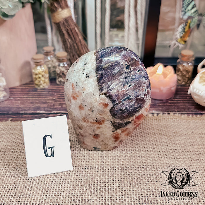 Sunstone and Iolite Freeform for Divine Balance
