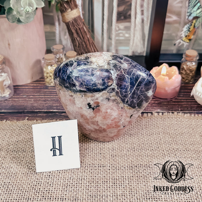Sunstone and Iolite Freeform for Divine Balance