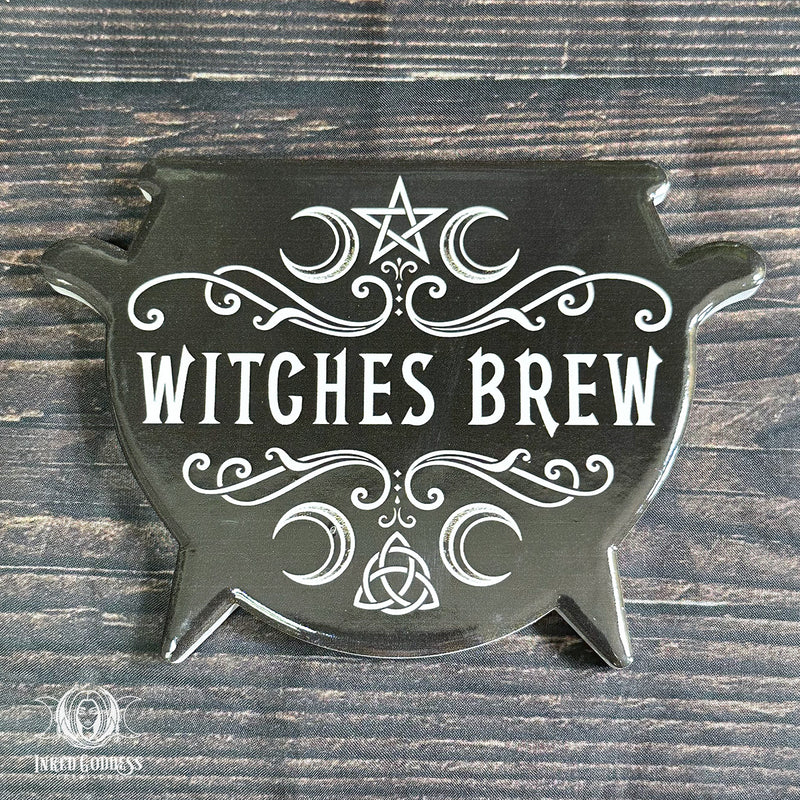 Load image into Gallery viewer, Witches Brew Altar Tile for Kitchen Magick
