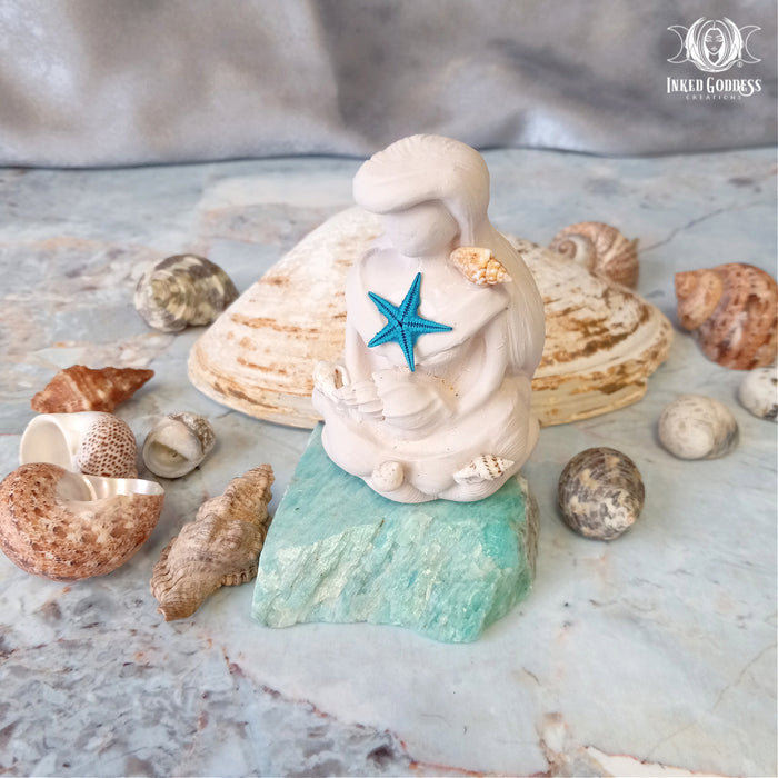 Yemaya Goddess Figurine- Mother Goddess of the Oceans- Inked Goddess Creations