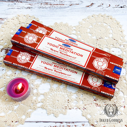 Yogic Meditation Stick Incense for Divine Connection- Inked Goddess Creations
