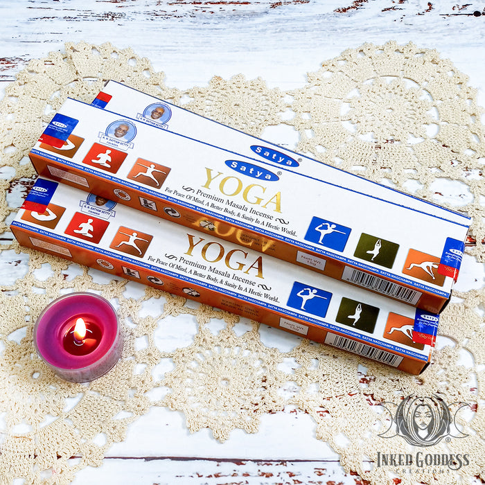 Yoga Stick Incense for Enhancing Yoga Practice- Inked Goddess Creations