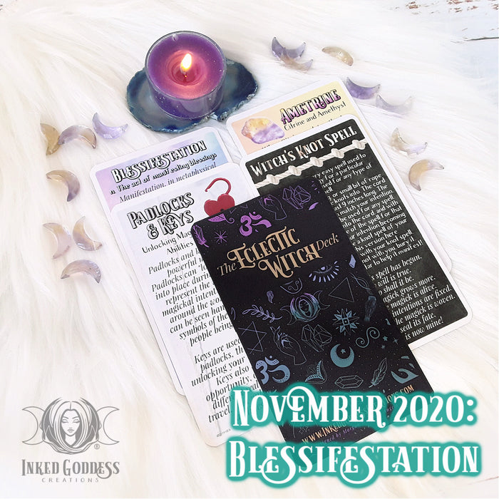 2020 July- December Edition- Past Eclectic Witch Card Deck Expansions- Inked Goddess Creations