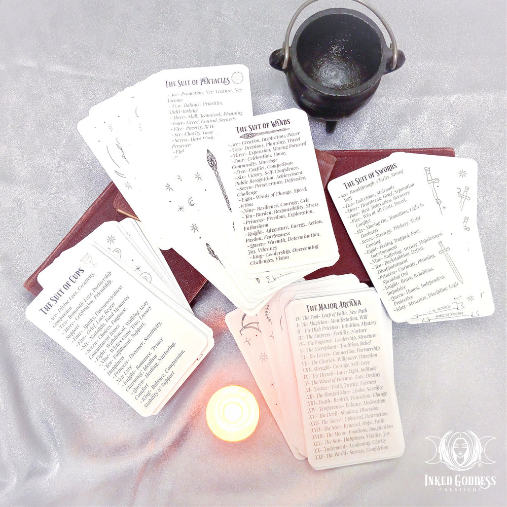 Color Your Own Tarot - Full Deck- Inked Goddess Creations