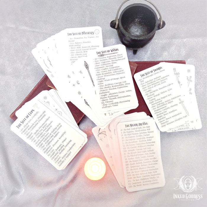 Color Your Own Tarot - Full Deck- Inked Goddess Creations
