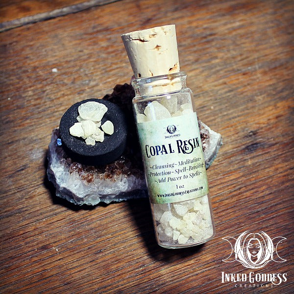 Copal Resin for Cleansing & Meditation- Inked Goddess Creations