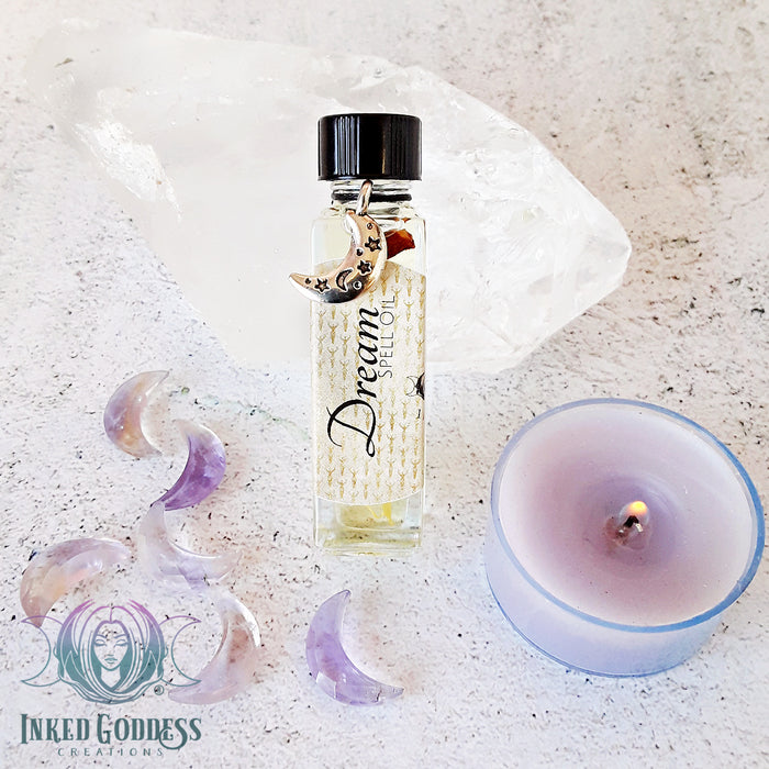 Dream Spell Oil for Lucid Dreaming- Inked Goddess Creations