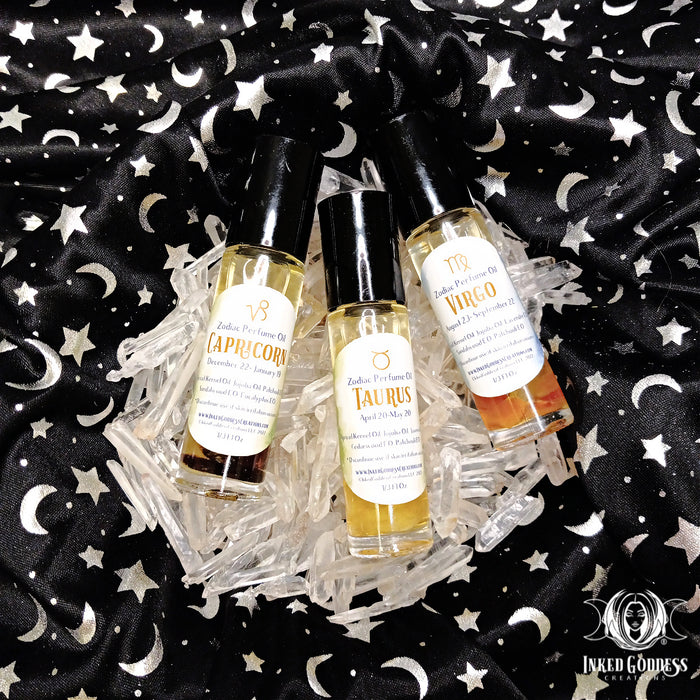 Zodiac Personal Power Oil for Astrological Magick- Inked Goddess Creations