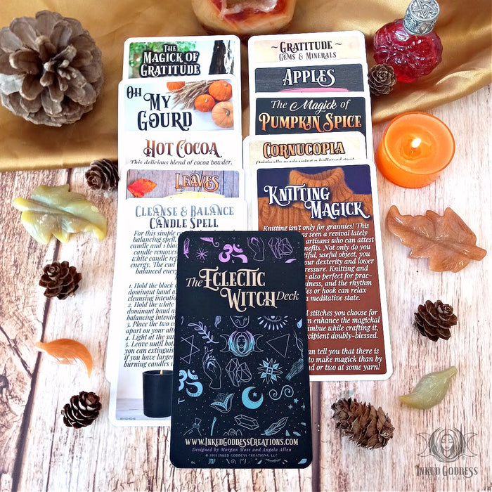 Fall Magick Eclectic Witch Deck Expansion - October 2021- Inked Goddess Creations