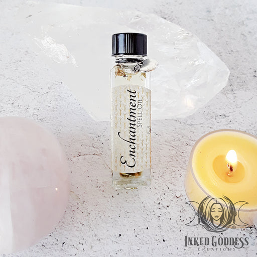 Enchantment Oil to Help Become Calmer and Happier- Inked Goddess Creations
