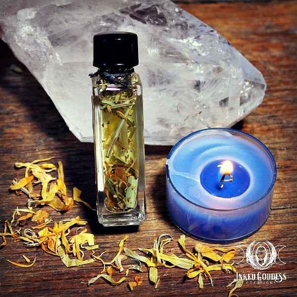Healing Spell Oil for Health and Well Being- Inked Goddess Creations