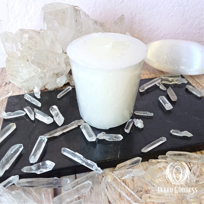 Sacred Temple Votive Candle, Pack of 3- Inked Goddess Creations