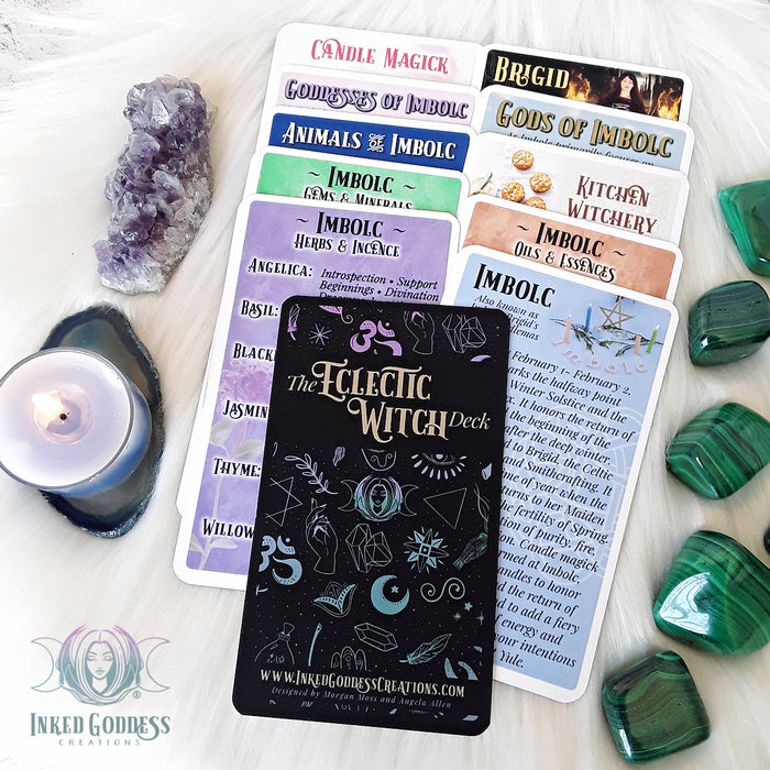 Imbolc Expansion Pack for the The Eclectic Witch Card Deck- Inked Goddess Creations