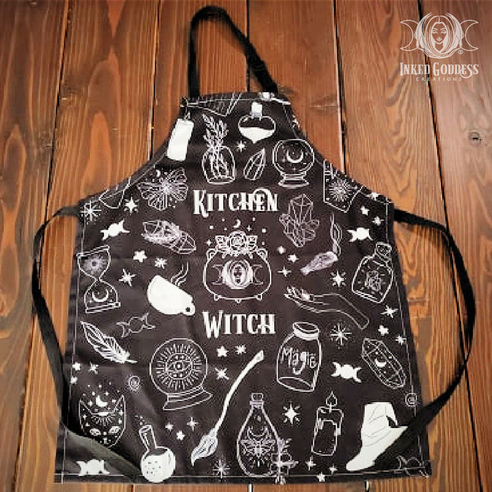 Kitchen Witch Apron- Inked Goddess Creations