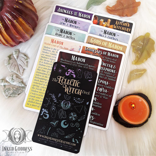 Mabon Expansion Pack for the Eclectic Witch Card Deck- Inked Goddess Creations