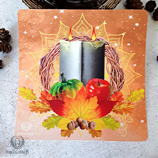 Mabon Altar Card for Autumn Energy- Inked Goddess Creations