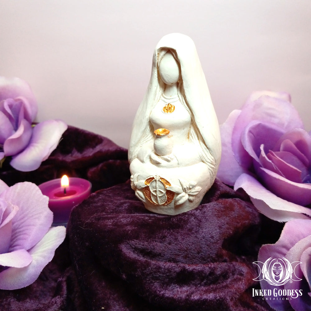 Mary Magdalene Goddess Statue for Divine Feminine Love- Inked Goddess Creations