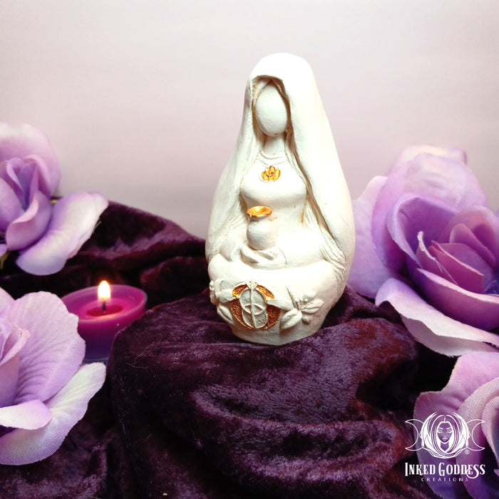 Mary Magdalene Goddess Statue for Divine Feminine Love- Inked Goddess Creations