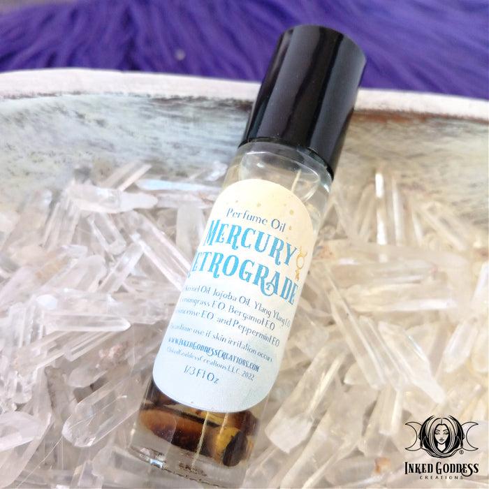 Mercury Retrograde Ritual Perfume Oil- Inked Goddess Creations