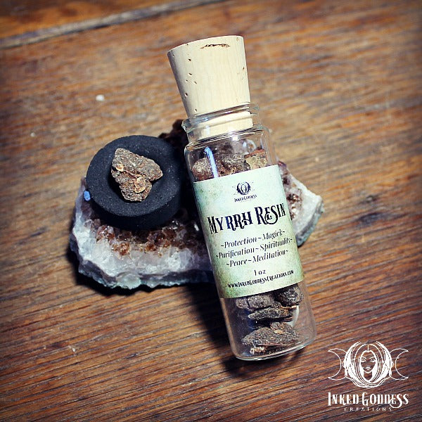 Myrrh Resin for Peace and Meditation- Inked Goddess Creations