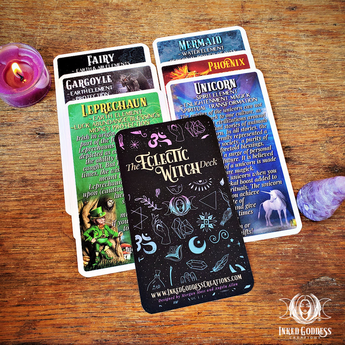 2020 Edition- Past IGC Box Expansion Packs for the The Eclectic Witch Card Deck- Inked Goddess Creations