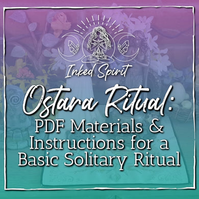 Ostara Solitary Ritual: Materials & Instructions PDF- Inked Goddess Creations