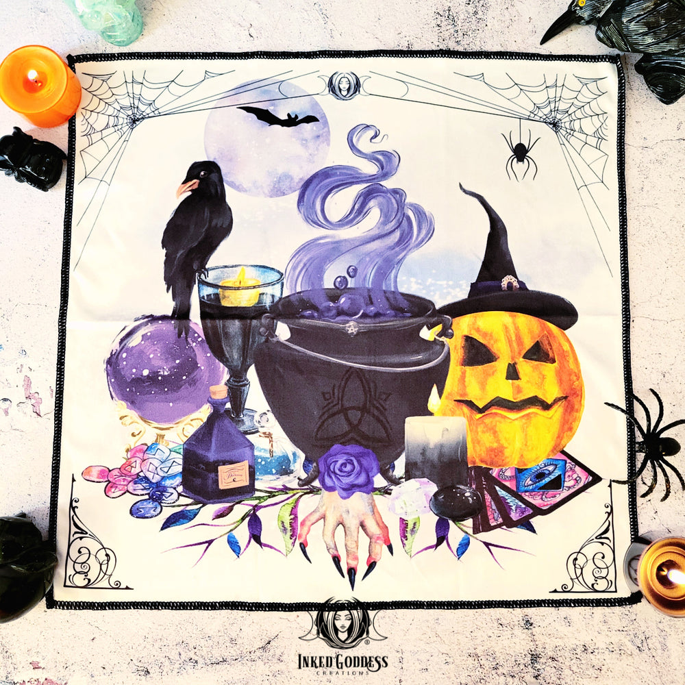 Samhain Night Altar Cloth- Inked Goddess Creations