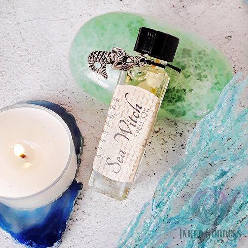 Sea Witch Oil for Connection to the Ocean- Inked Goddess Creations