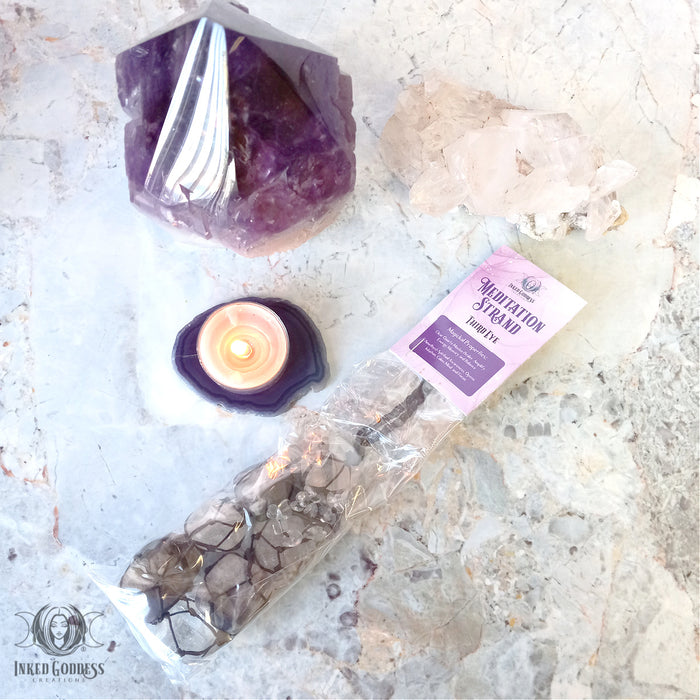 Third Eye Opening Gemstone Meditation Strand- Inked Goddess Creations