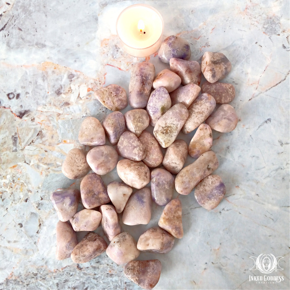 Prairie Tanzanite Tumbled Gemstone for Comforting Balance- Inked Goddess Creations