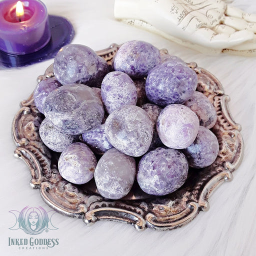 Lepidolite Tumbled Gemstone for Third Eye Opening- Inked Goddess Creations