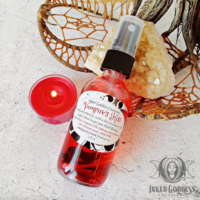 Vampire Kiss Mist, Dragon's Blood and Vanilla- Inked Goddess Creations