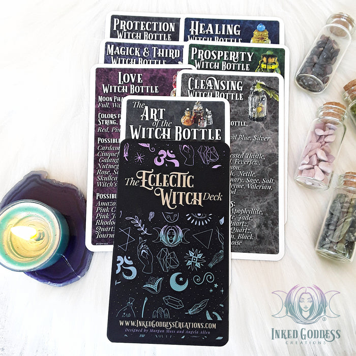 Art of the Witch Bottle Eclectic Witch Deck Expansion Pack- April 2021- Inked Goddess Creations