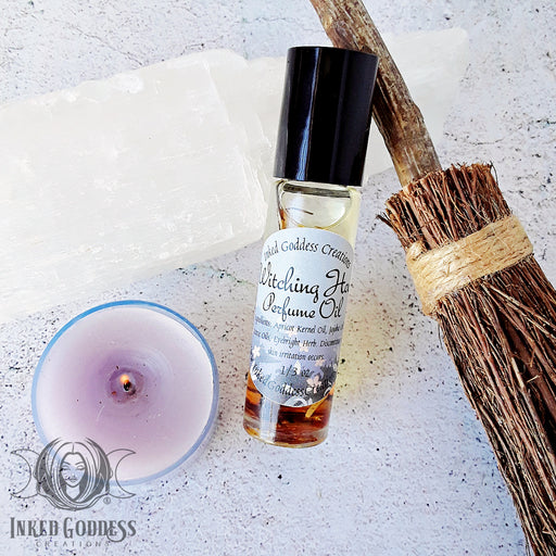 Witching Hour Perfume Oil for Deep Meditation- Inked Goddess Creations