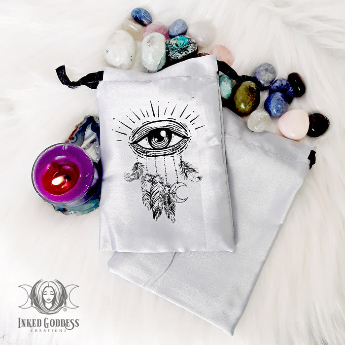 Witch's Sight Satin Bag- Inked Goddess Creations
