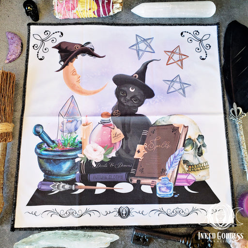 Witchy Ways Altar Cloth- Inked Goddess Creations